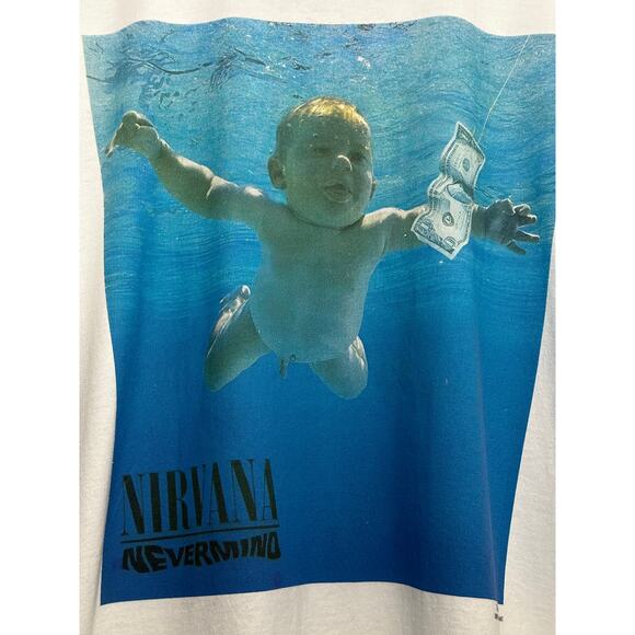 Nirvana Nevermind Vintage Reprint Single Stitch T-shirt Giant Tag - Picture 3 of 6